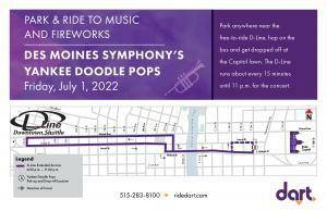 Yankee Doodle Pops d-line map