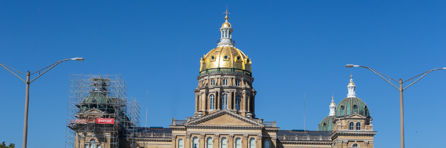 Photo of the Iowa State Capitol