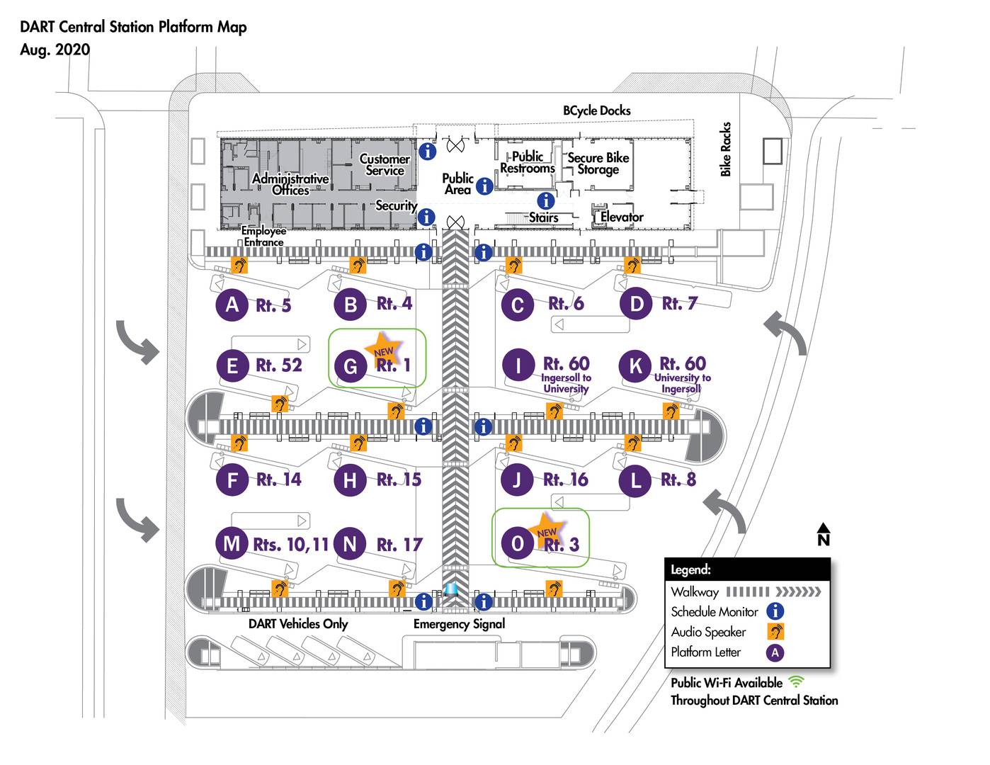 dart train schedule to aac