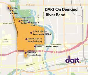 DART On Demand River Bend Map